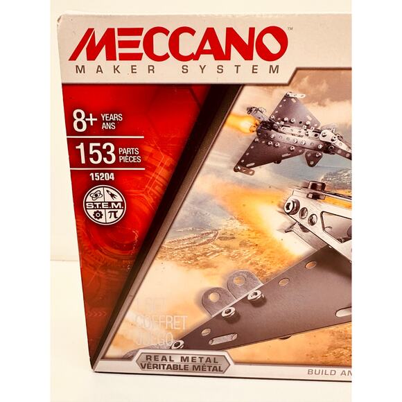 Meccano Maker System Flight Adventure Makes 10 Models 8+Yrs NIB - Picture 3 of 6